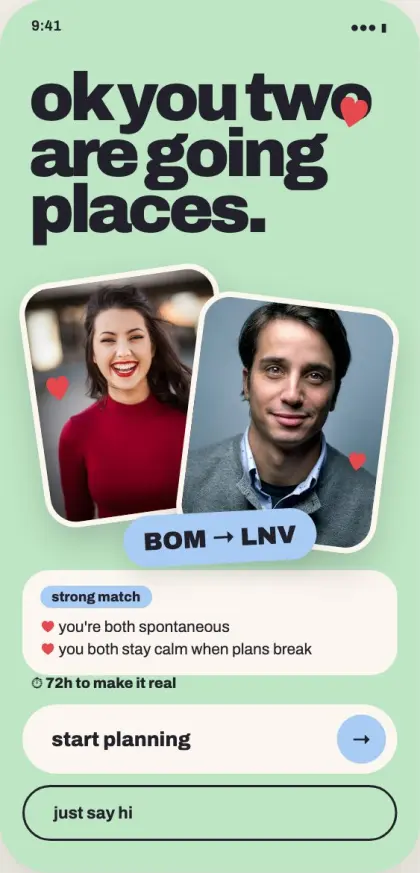 It's a match screen